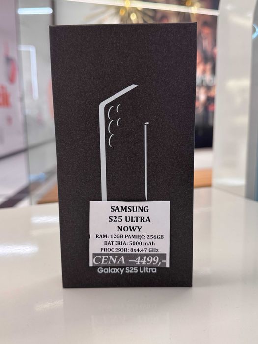 Samsung S25 Ultra 12/256GB NOWY Topcase Vivo *Raty 0%