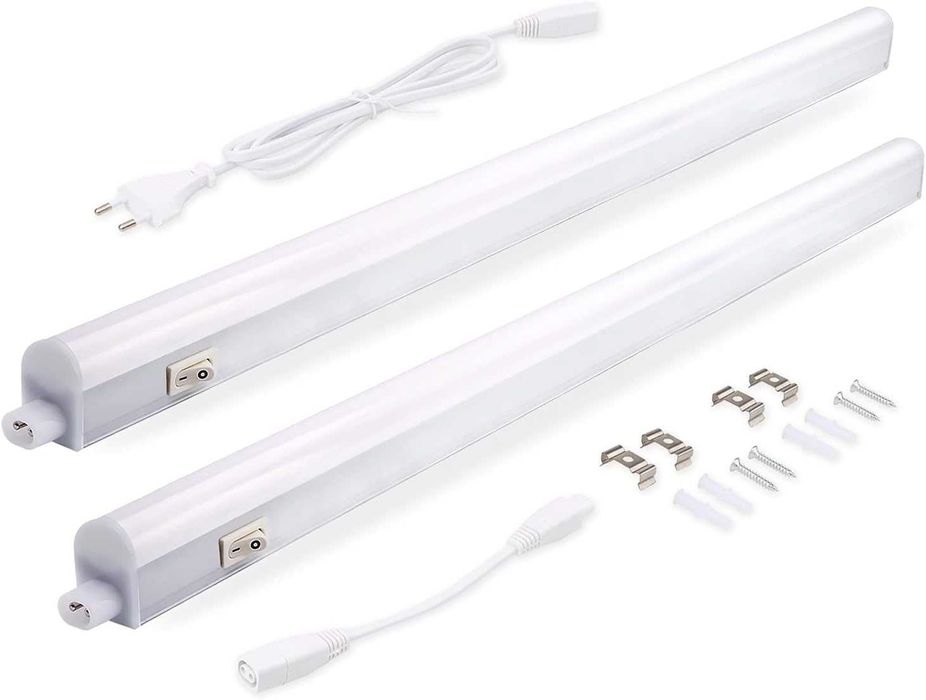 da LIGHT Lampa podszafkowa LED do kuchni, 57,5 cm, zestaw 2 sztuki