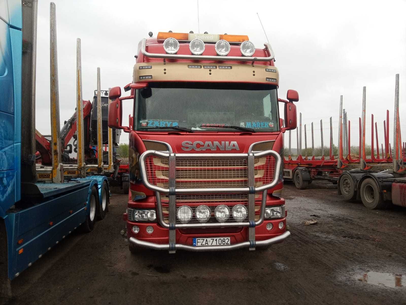 Samochód ciężarowy do drewna Scania R730, 2014 r.