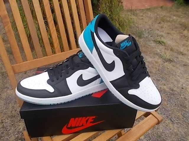 (r. 44,5) Nike Jordan 1 Low Black Dark Powder Blue CZ0775,-104