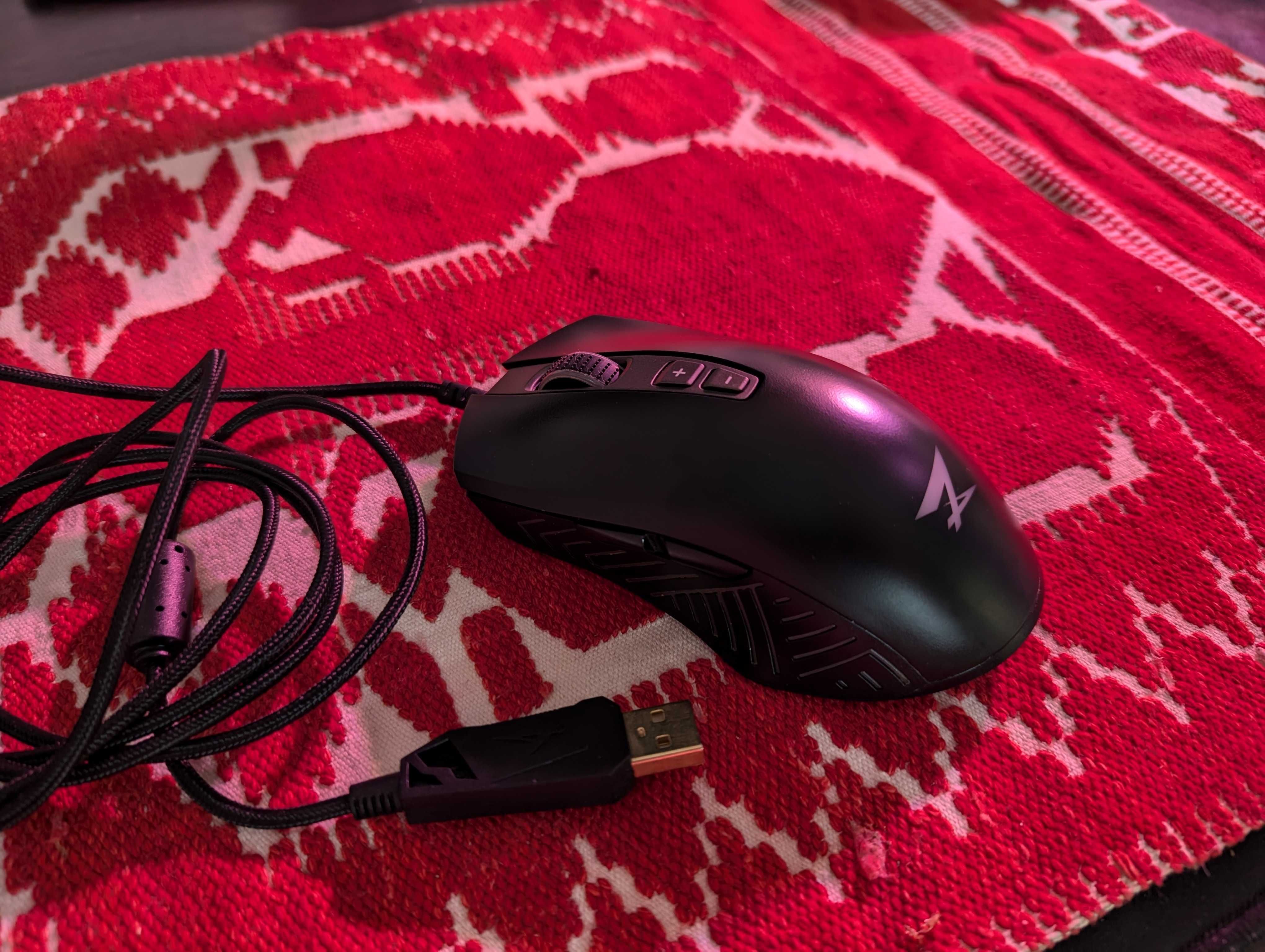 Легенда Игровая Мышь ZET GAMING Blackheart до 12400 dpi USB