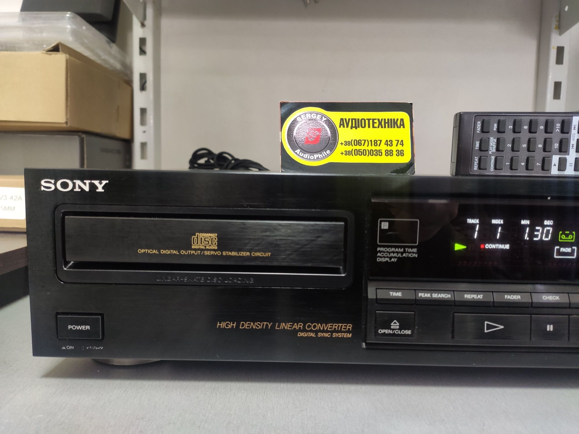 Sony CDP-790. CD Player. ЦАП CXD2552Q. Пульт! JAPAN.