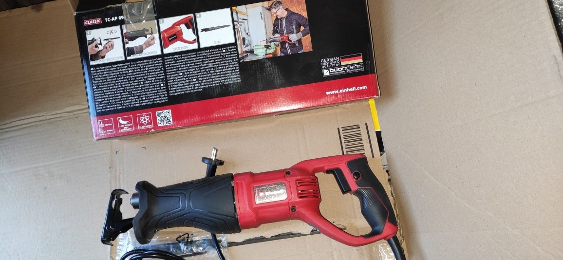 Mocna Piła szablasta EINHELL TC-AP 690 lisi ogon brzeszczot jak nowy