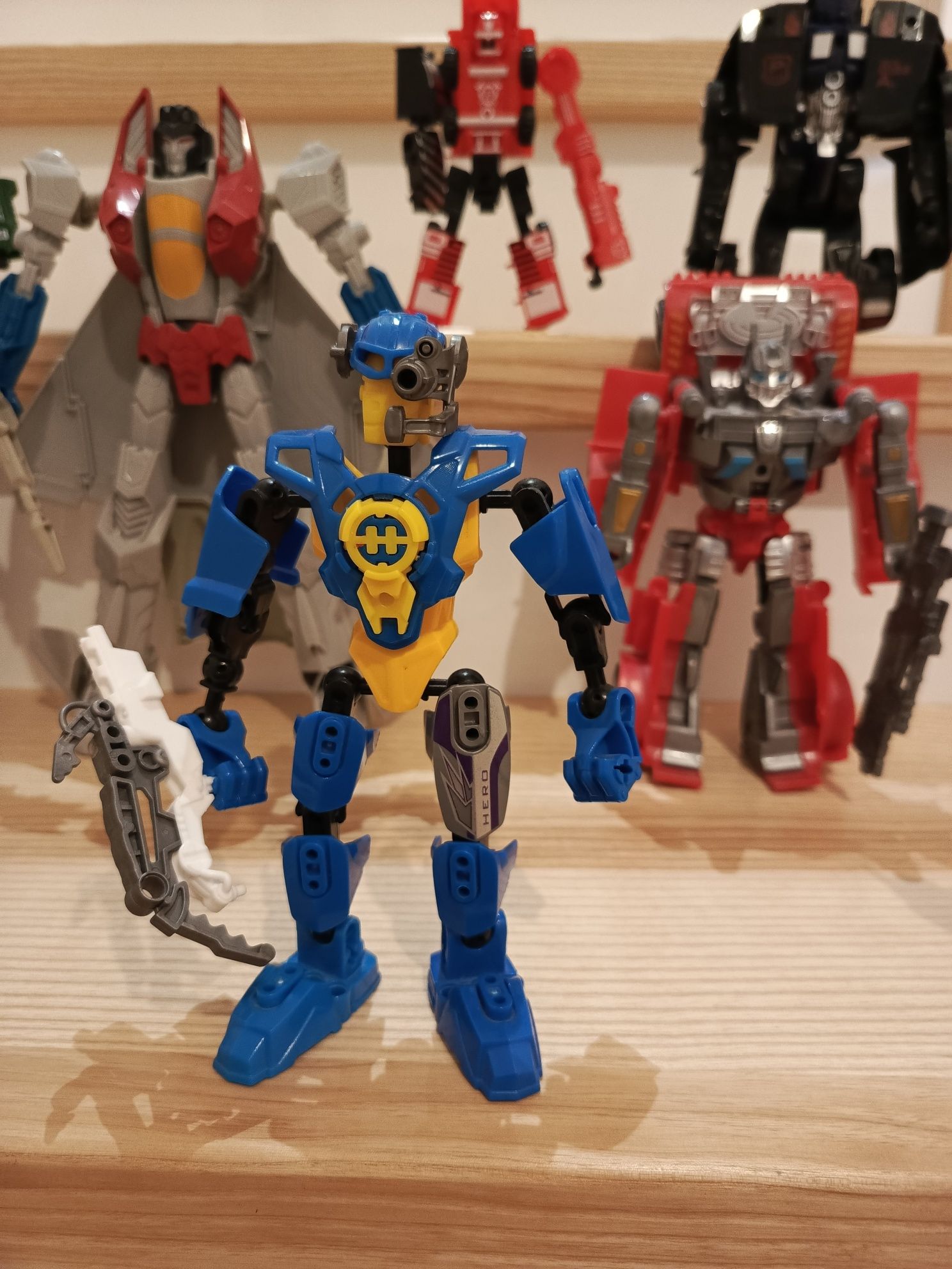 Roboty Transformery duży zestaw