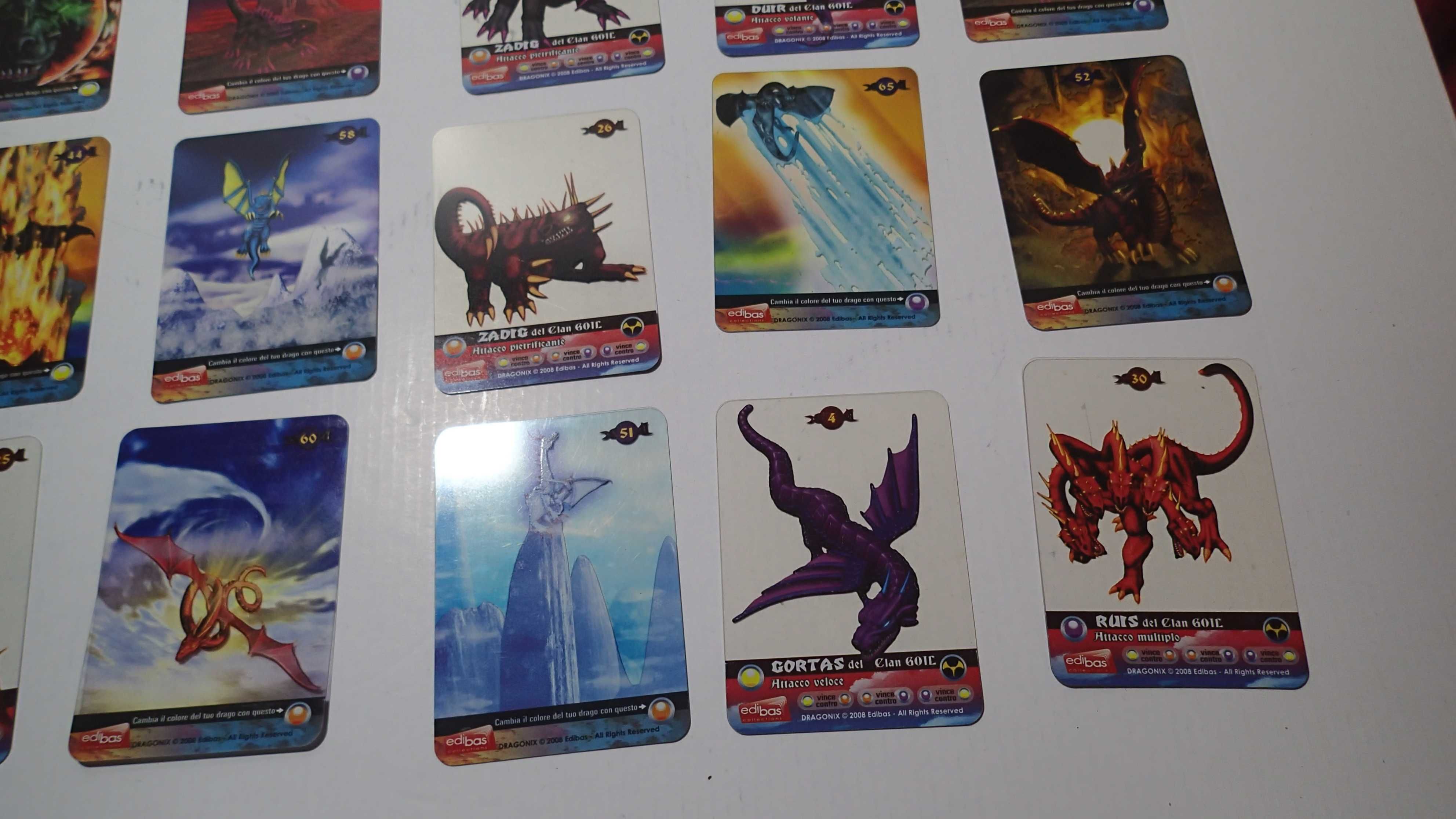 Cartas Dragonix da EDIBAS