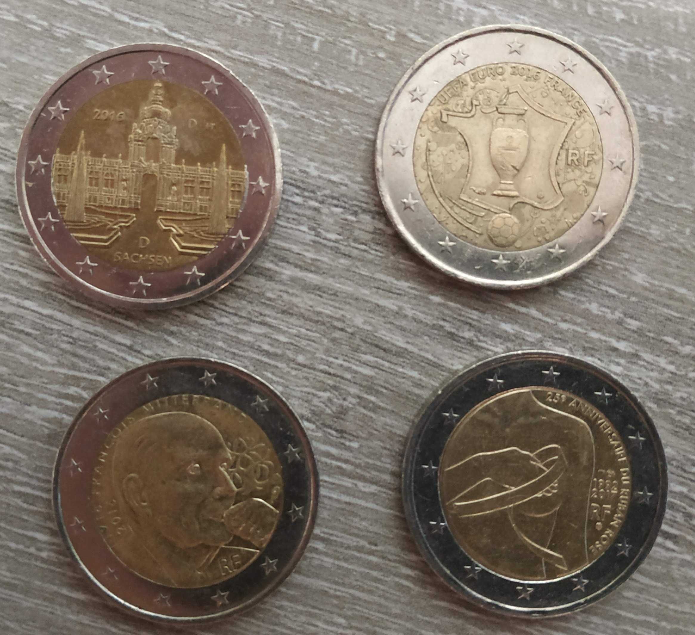 moedas 2 euro comemorativas