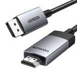 Kabel UGREEN DP119 DisplayPort do HDMI 4K 60Hz 3m Czarny