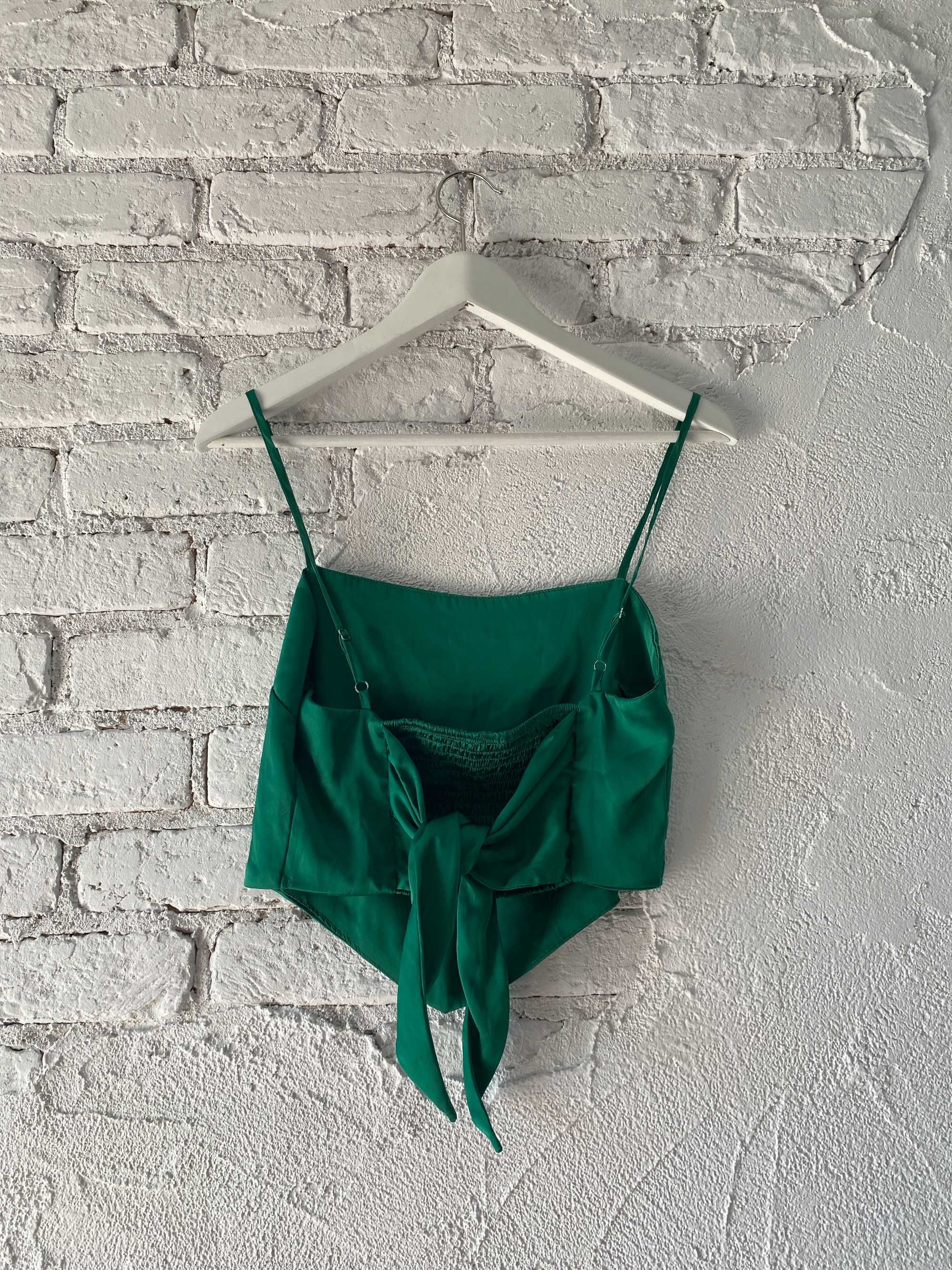 Zielona bluzka top stradivarius M