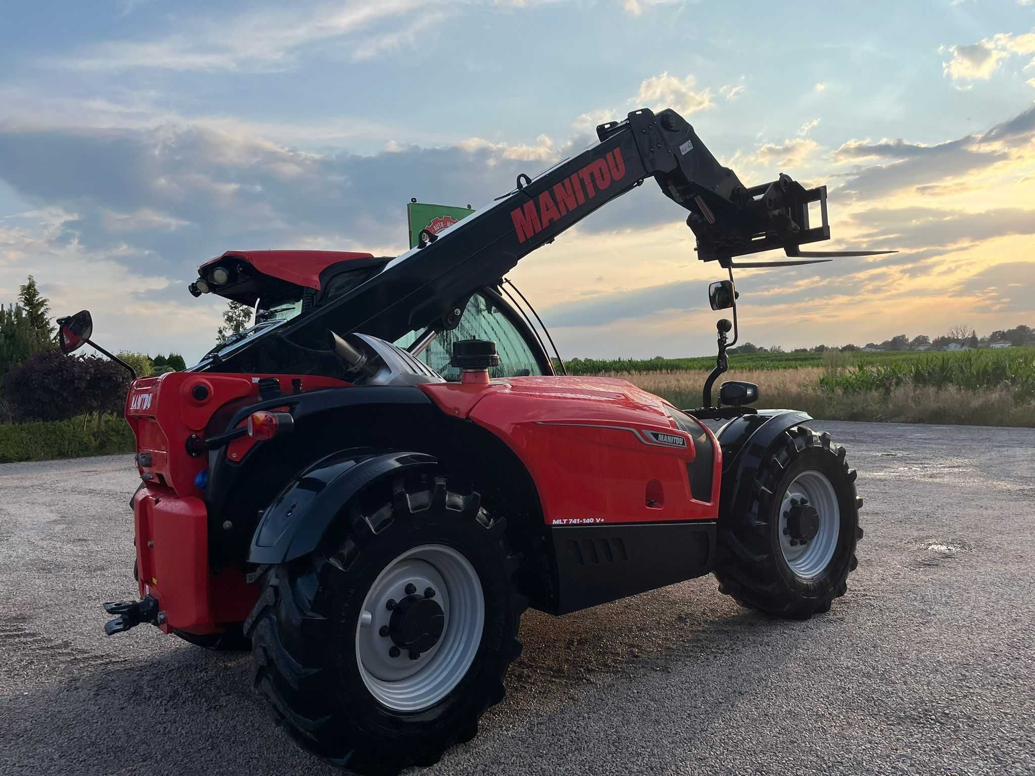 Ładowarka Teleskopowa Manitou MLT 741-120 V+ 2018 rok Widły Deutz Jcb