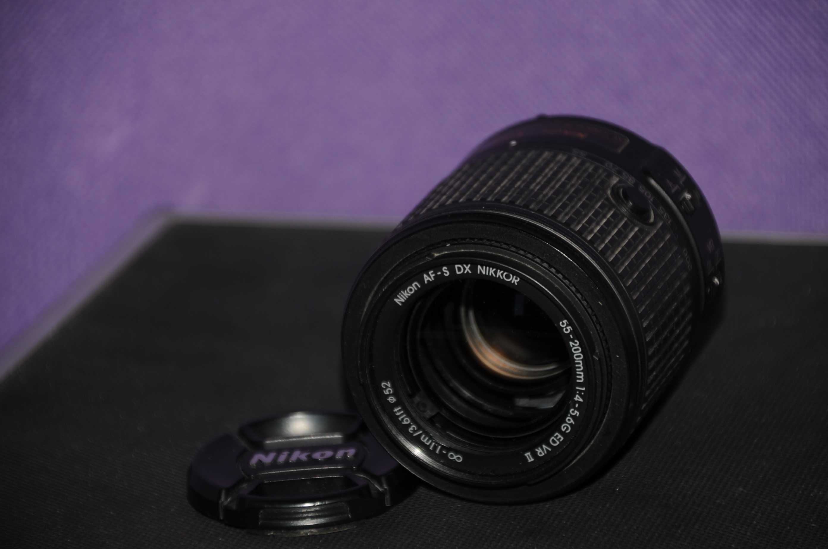 Продам сучасний об'єктив Nikon AF-S 55-200mm f/3.5-5.6G ED VR ll DX