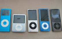 Apple ipod nano 2/3/4/5gen 5шт на запчастини.