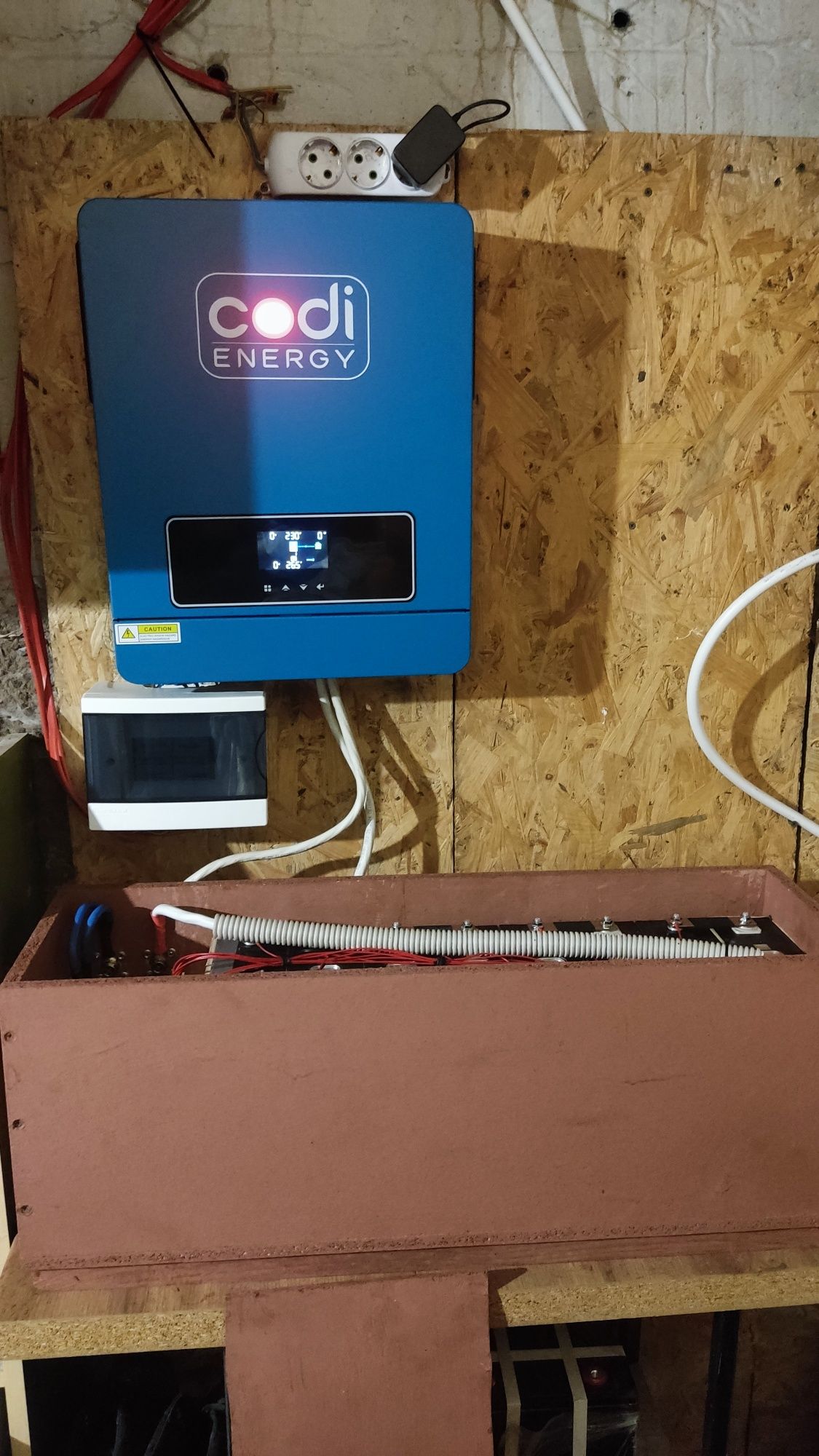 LiFePo4 7КВт + Інвертор PowMr/Codi, 24В, 4200Вт безперебійник, дбж,