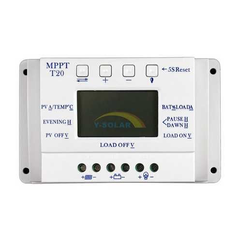 [NOVO] Controlador Solar MPPT+PWM T20A
