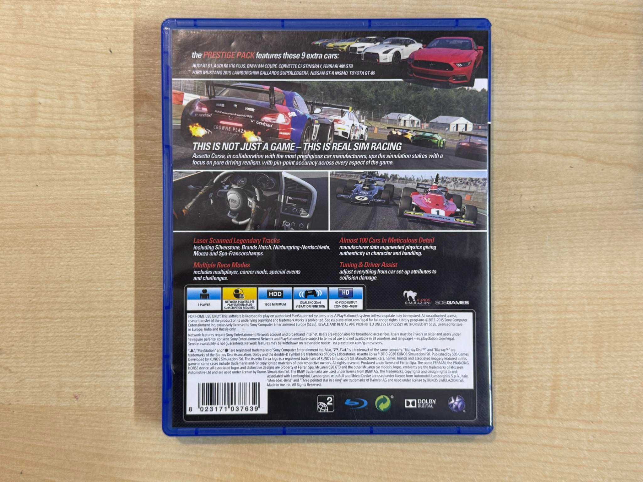 Gra PS4 Asseto Corrsa Prestige Edition