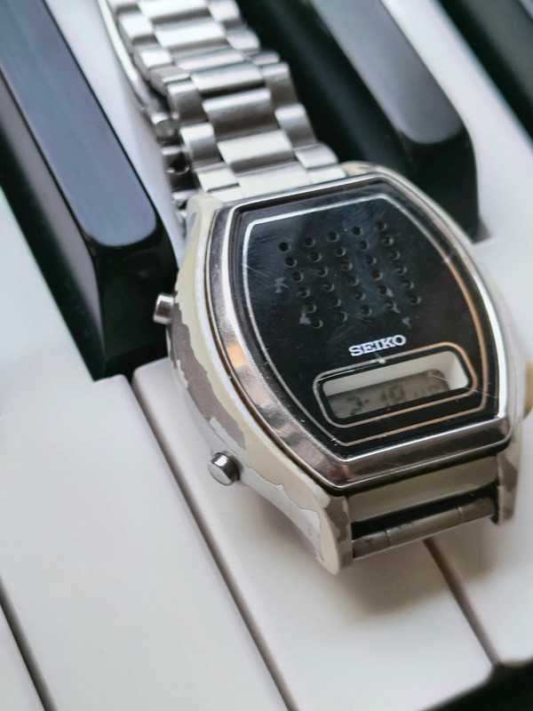 Seiko A862_00A0 cyfrowe, lata 90,bransoletka,gadający zegarek, sprawny