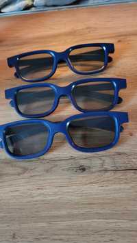 3 pary okulary 3D