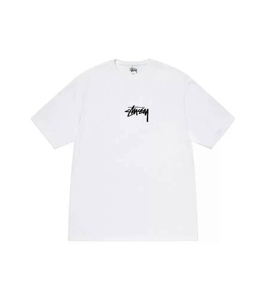 Мужские футболки Stussy Logo Стусси черные белые унисекс тишка шорты