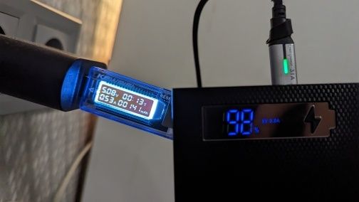 USB тестер для вимірювання параметрів USB