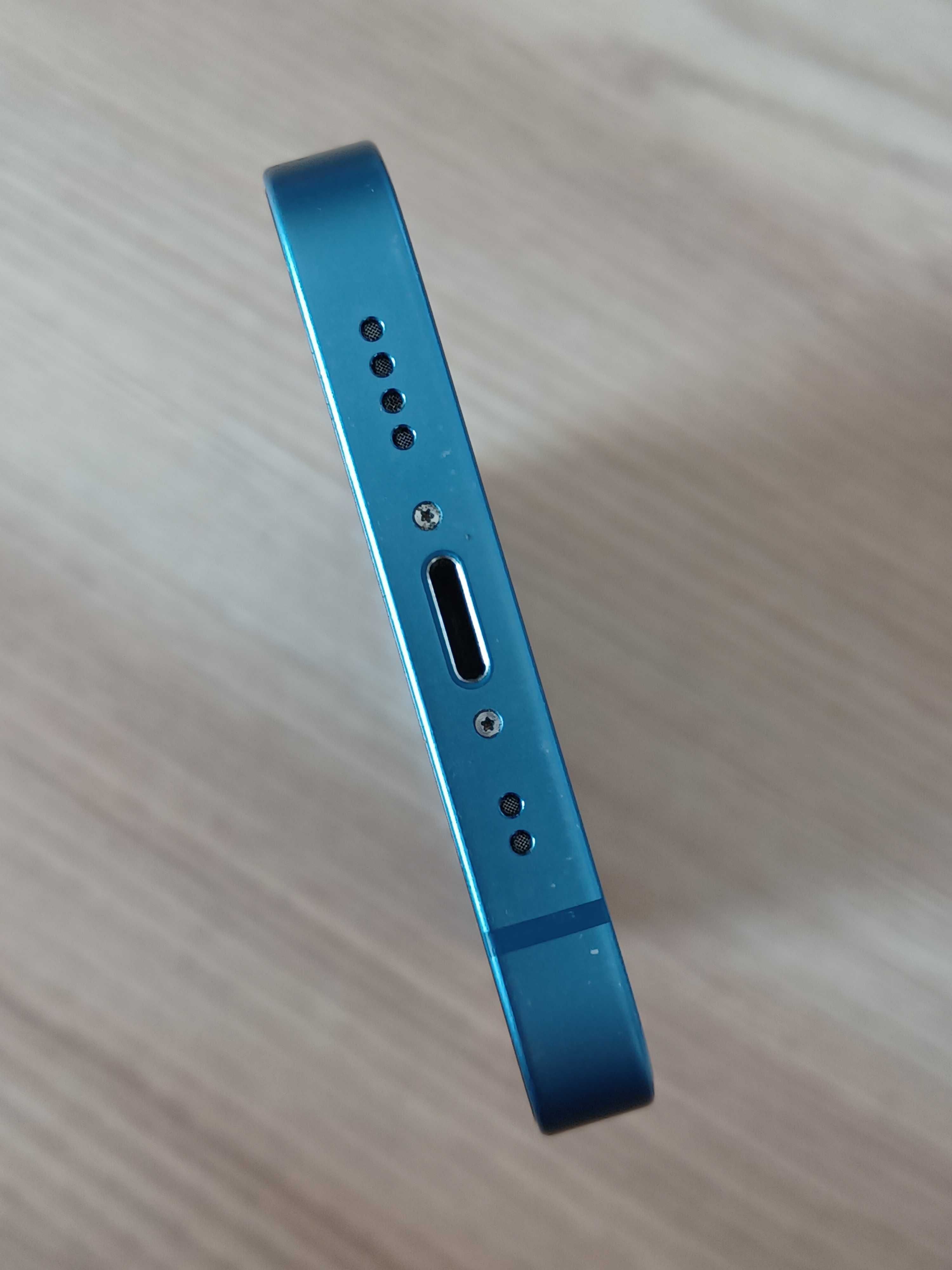 iPhone 13 mini niebieski, nie działa WIFI i bluetooth, bateria 85%