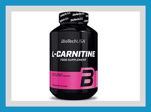 Жиросжигатель L-Carnitine 1000mg 30 таб Biotech купить l-карнитин
