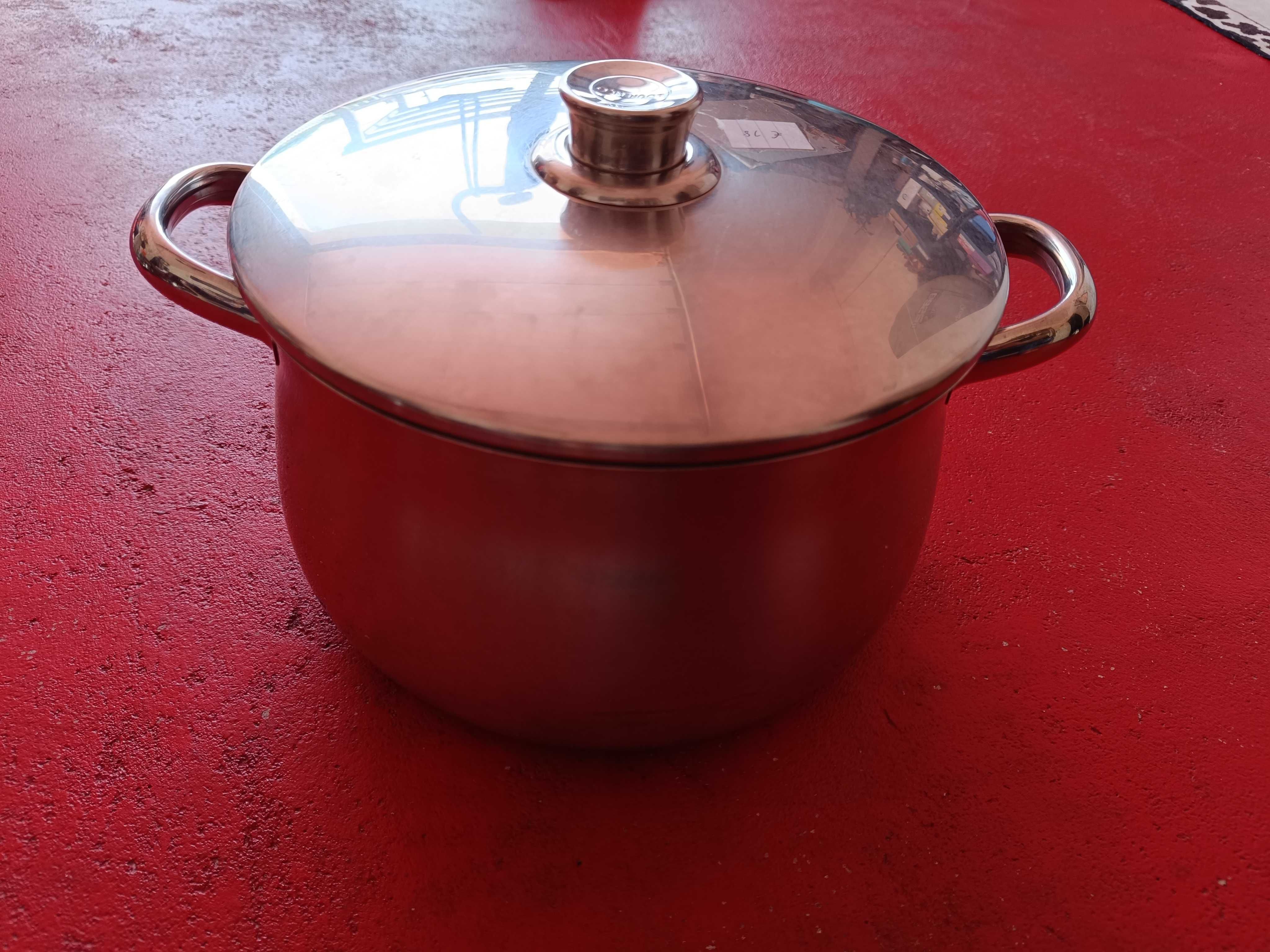 Panela inox diam. 24cm altura 15,5cn