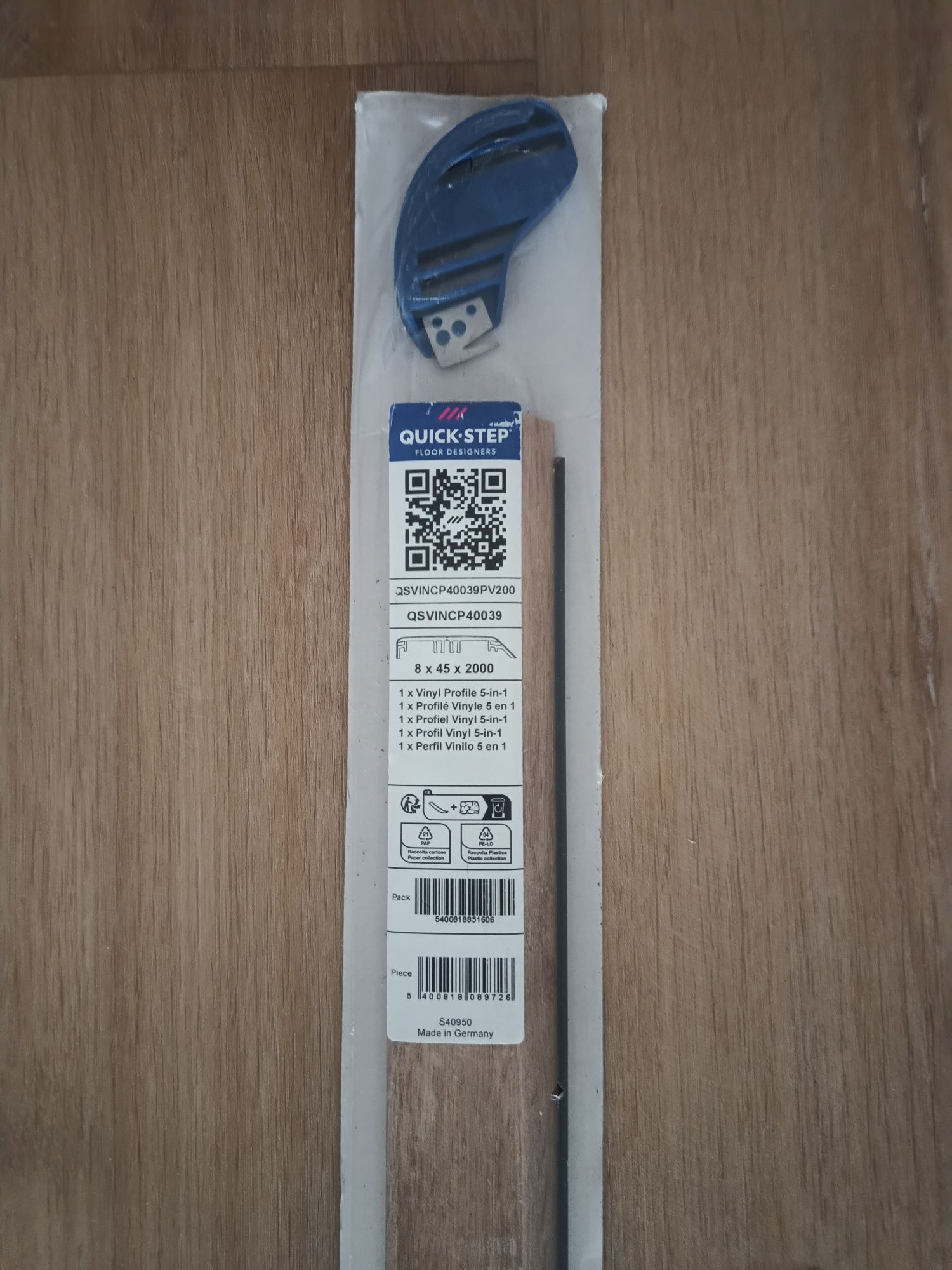 Listwa profil Quick-step Incizo Dąb Canyon Naturalny, qsvincp40039