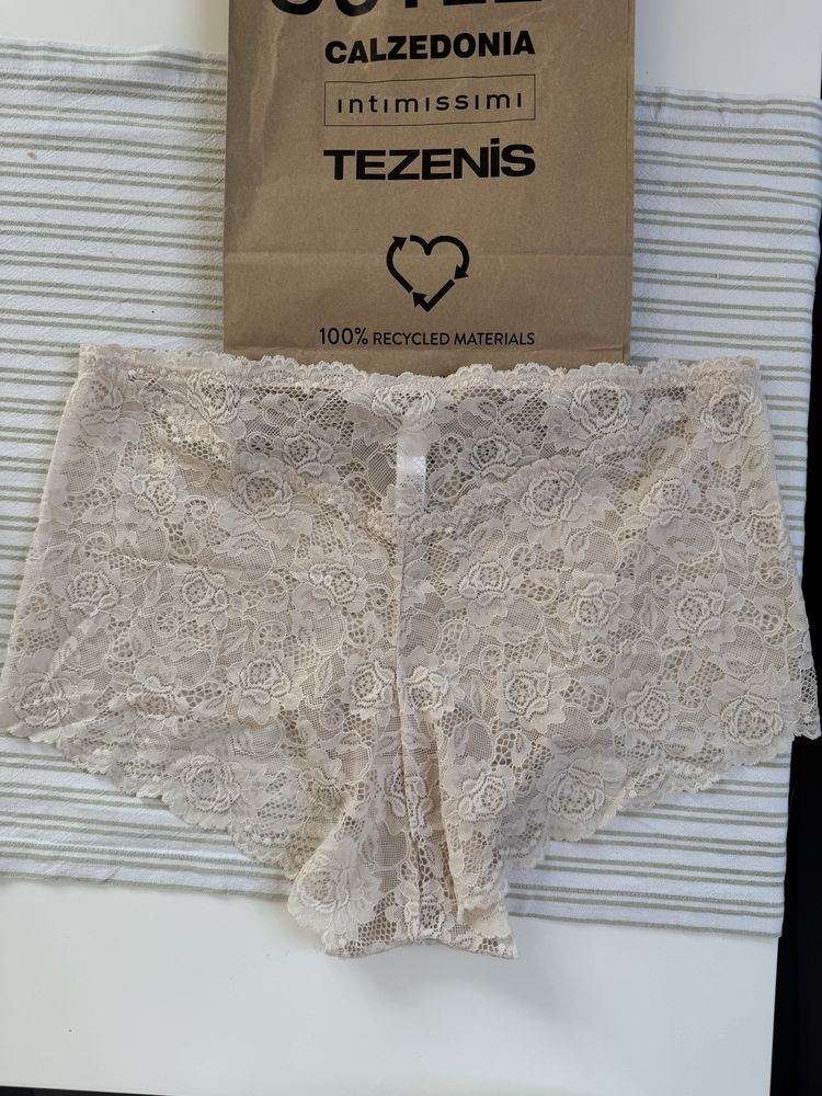 4-pack koronkowe figi culotte wysoki stan Intimissimi