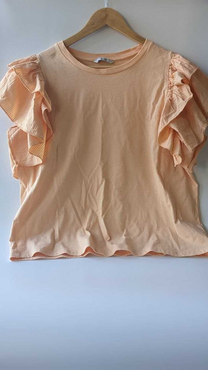 Чудова персикова футболка, р.л-хл