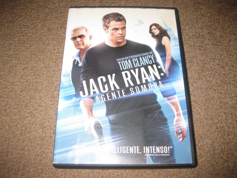 DVD "Jack Ryan: Agente Sombra" com Chris Pine
