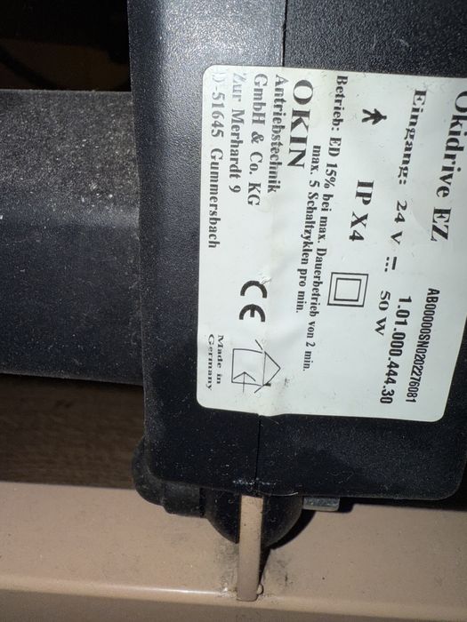 Łóżko ortopedyczne rehabilitacyjne elektryczne niemieckie Burmeier