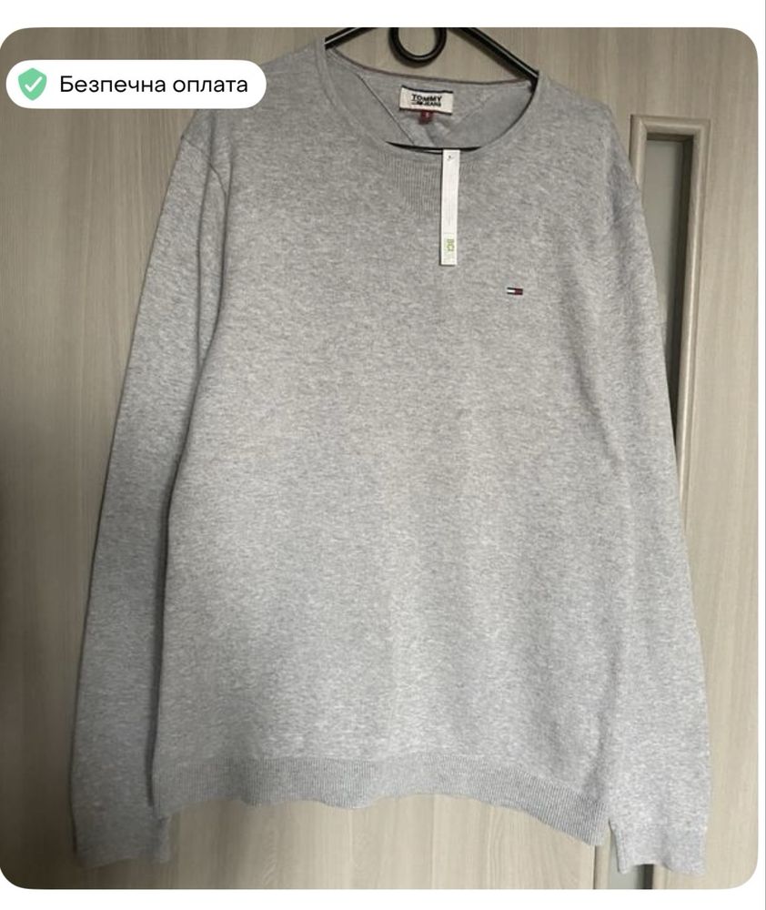 Tommy hilfiger чоловічий джемпер, пуловер, лонгслів, реглан