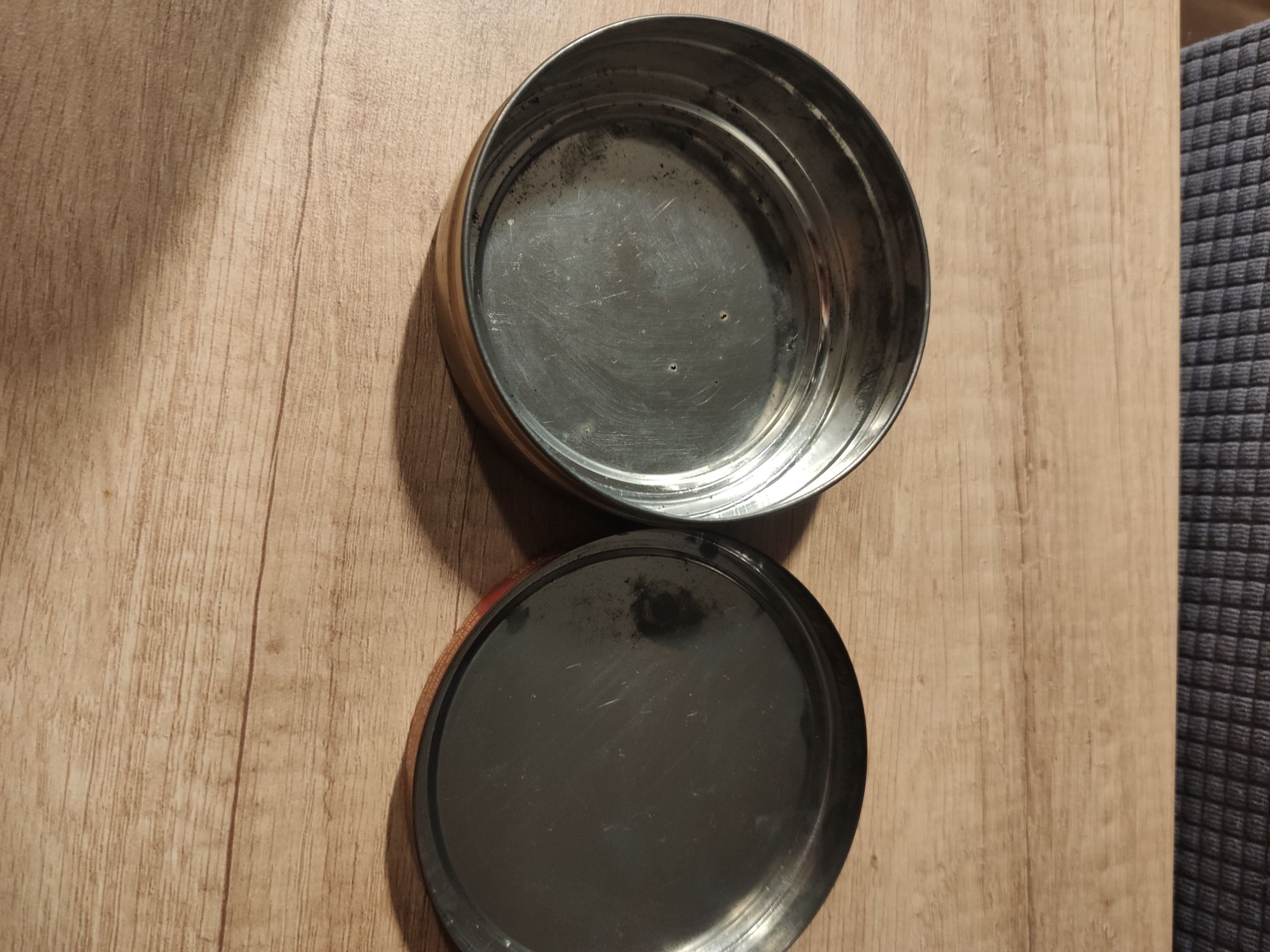 Puszka po landrynkach, cukierkach PRL, kalfany