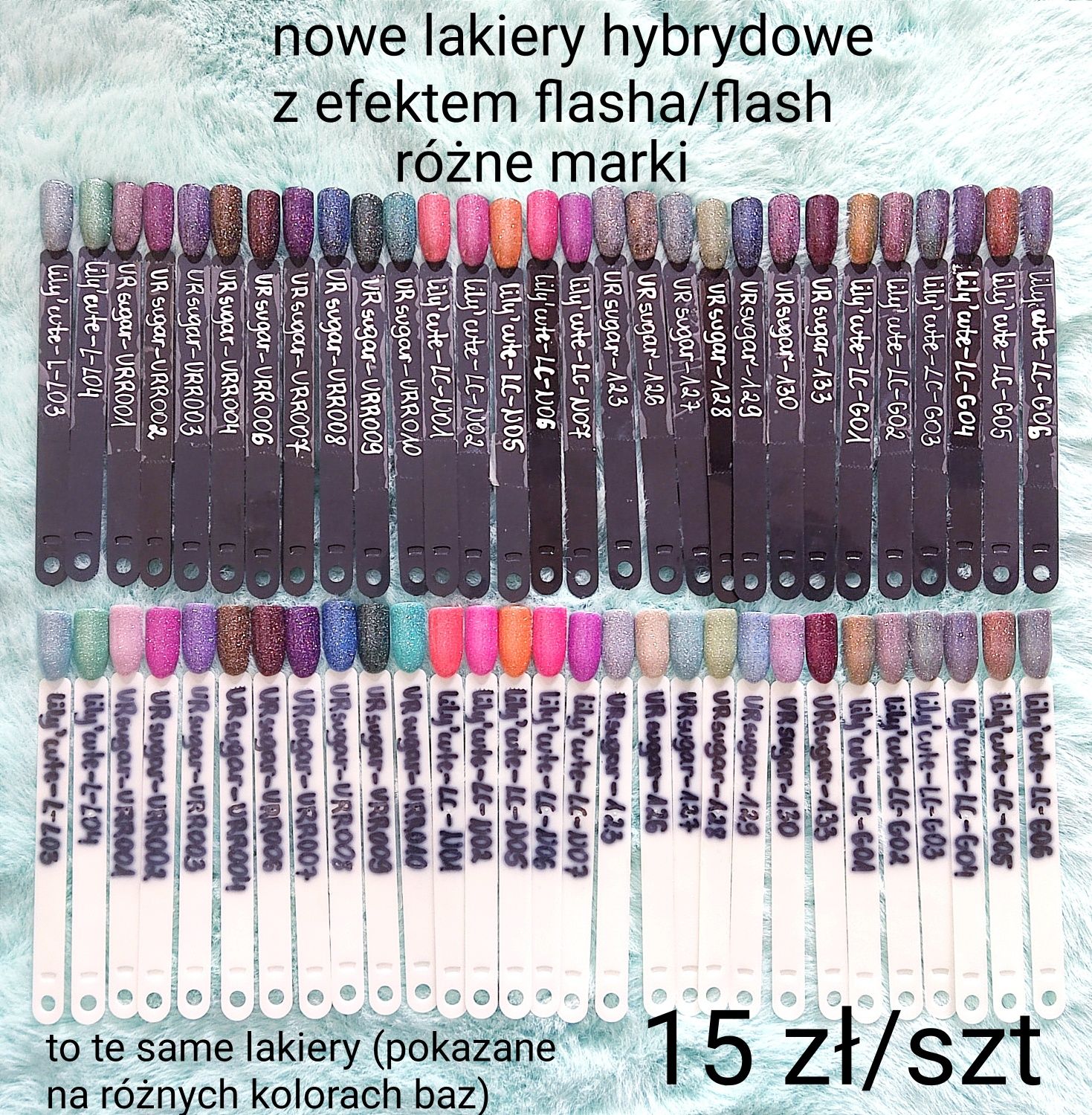 Nowy lakier hybrydowy z efektem flasha efekt flash manicure pedicure