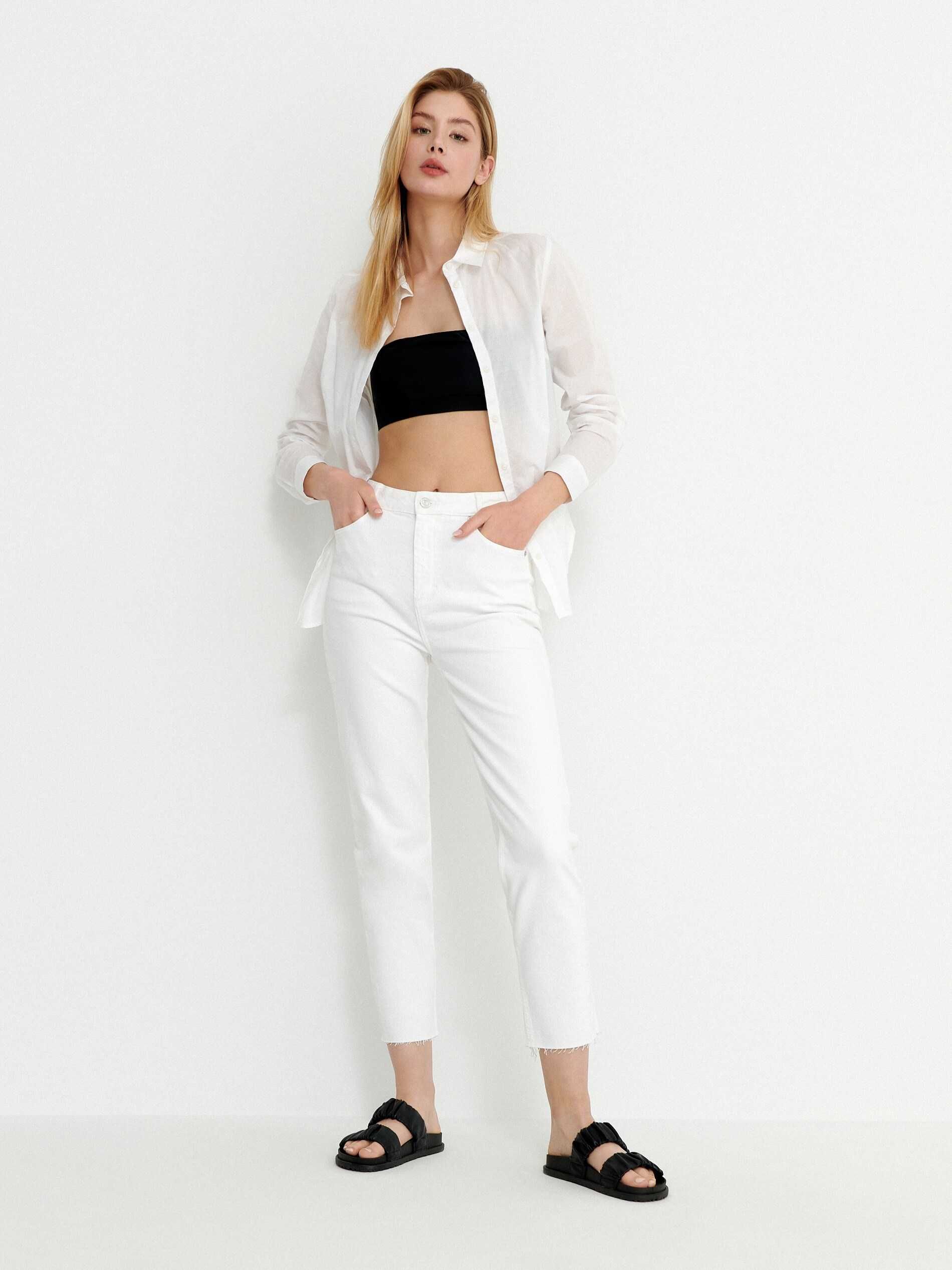Нові джинси Housebrand straight fit 38 р. (М) білого кольору