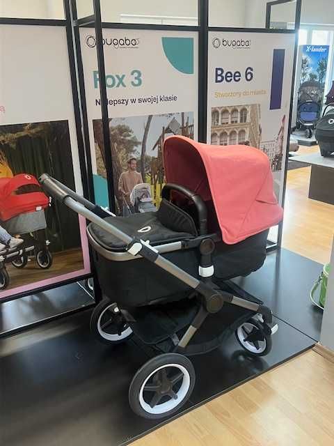 Kultowy Bugaboo FOX 3 w rewelacyjnej cenie na BLACK FRIDAY dwie budki