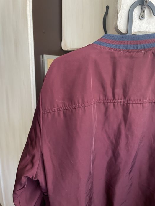 Bordowa damska kurtka bomberka