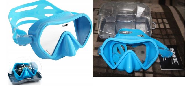 Maska okulary do nurkowania  SEAC MANTRA LIGHT BLUE ostatnia