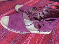 Sandały HM piękny kolor wiązane