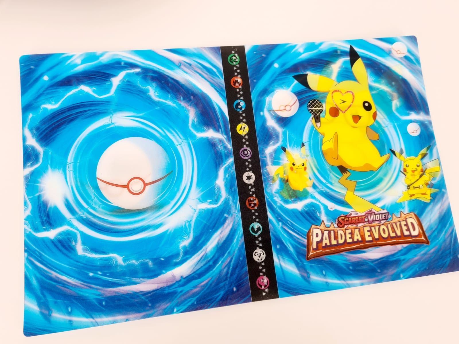 Nowy super album 3D A5 na karty Pokemon Pikachu zabawki