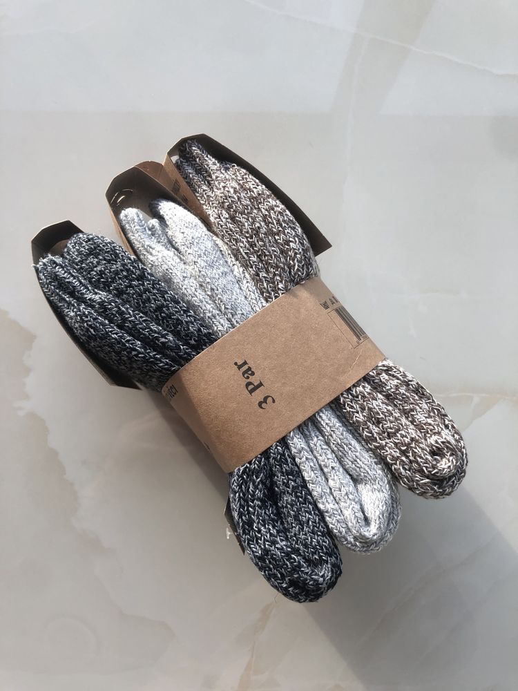 Welniane Skarpety Alpaka 39-42 Grube Cieple Skarpetki Unisex 3 pary