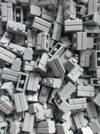 LEGO 98283 cegiełki mur 1x2 szare.Nowe 200szt