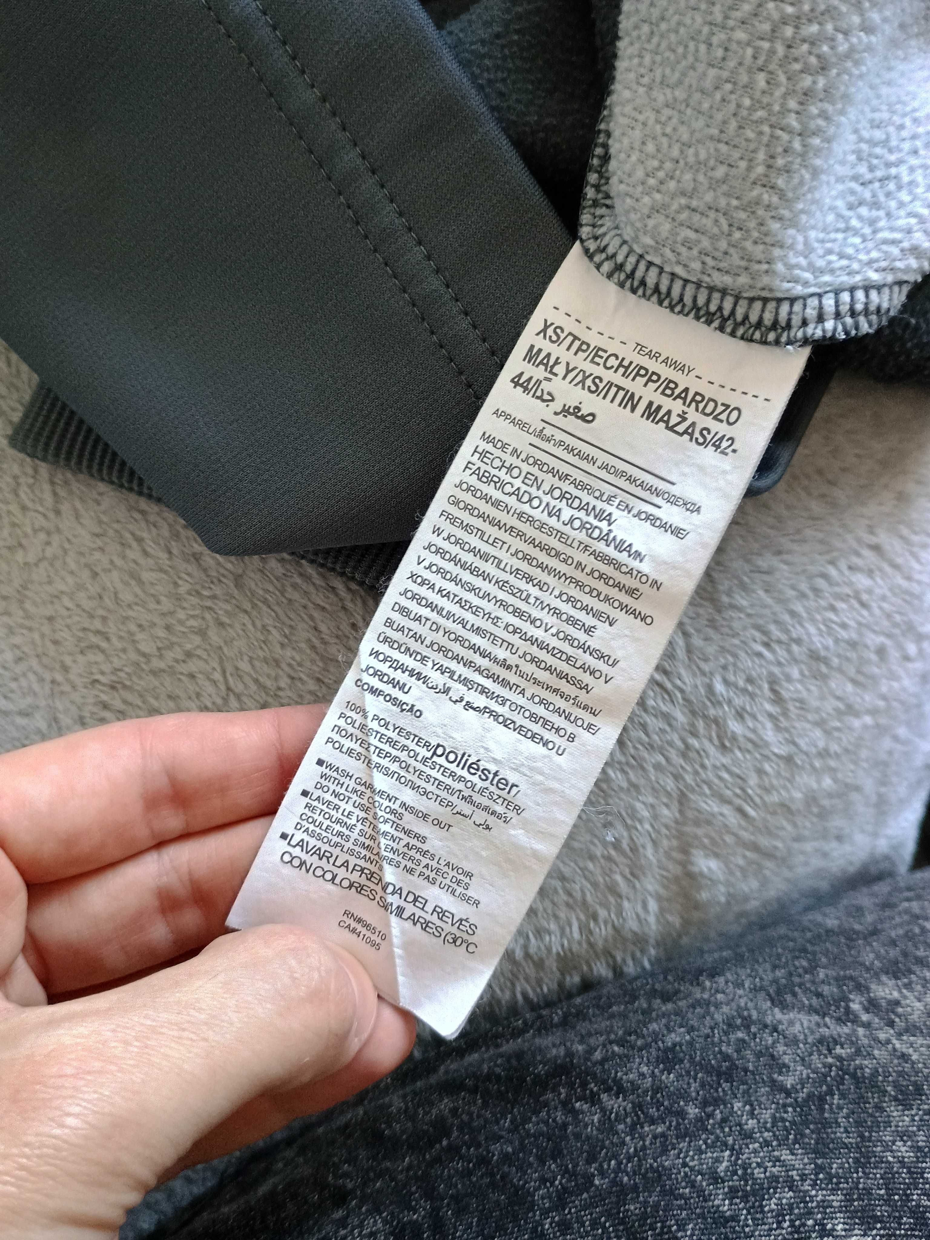 Męska bluza treningowa z polarem Under Armour - rozmiar XS/S, szary