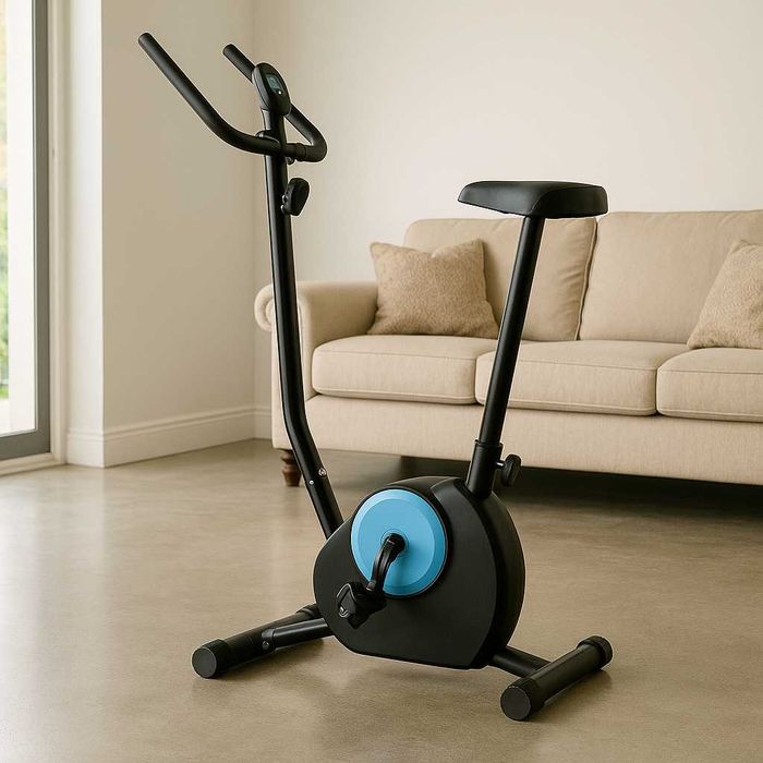 NOWY Rowerek Stacjonarny Treningowy 100kg Rehabilitacyjny z Komputerem