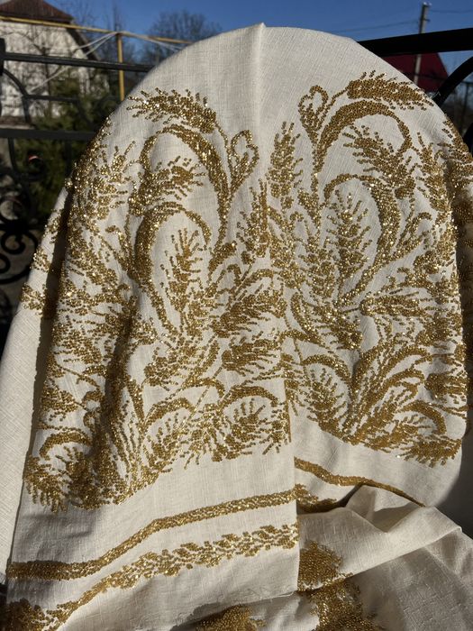 Вишиванки з бісеру. Вишиті вручну парні заготовки.