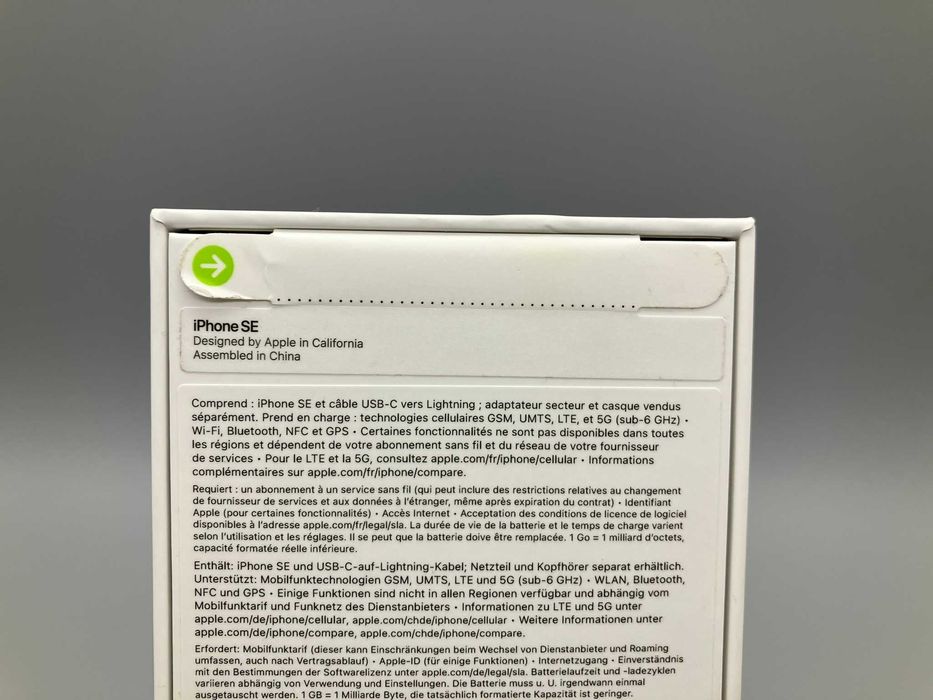 Iphone SE 2022 128Gb Midnight Model A2783 Neverlock Новий Запакований