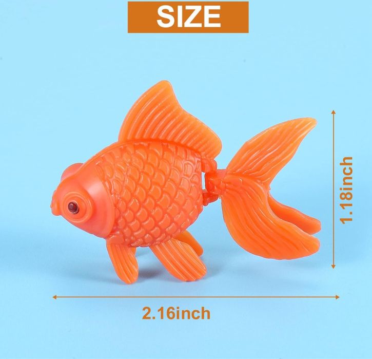 Sztuczne ryby dekoracja do akwarium 10 sztuk