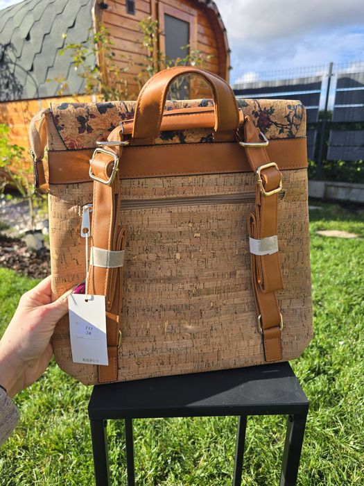 Francis duży plecak miejski z korka, Eco, unikat