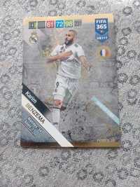 Karta power up fifa 365 Panini 2019 update Winter star Benzema