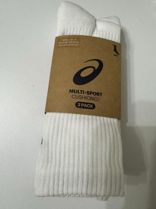 Skarpetki asics 3 szt zestaw rozm 43-45