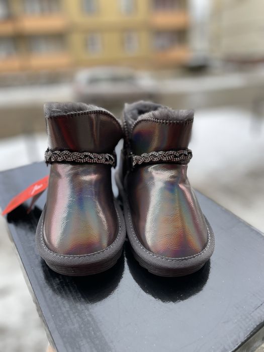 Ciepłe botki dla dziewczynki podobne ugg marka Apawwa 25r